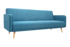 Miliboo Sofa verstellbar 3 Plätze skandinavisches Design Blaugrün ULLA* Schlafsofas