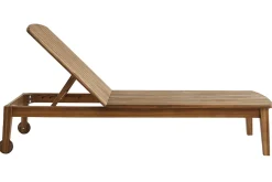 Miliboo Sonnenliege aus massivem Akazienholz CANOPEE* Gartenliegen