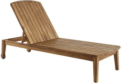 Miliboo Sonnenliegen aus massivem Akazienholz (2er-Set) CANOPEE* Gartenliegen