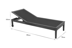 Miliboo Sonnenliegen weiß und Massivholz (2er-Set) NAVEEN* Gartenliegen