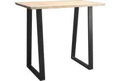 Miliboo Stehtisch Mango und schwarzes Metall 120cm VIJAY* Bartische/ Bar