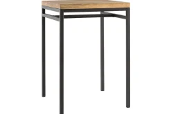 Miliboo Stehtisch rechteckig aus Mangoholz und schwarzem Metall YPSTER* Bartische/ Bar