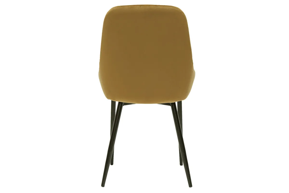 Miliboo Stühle aus bronzefarbenem Samt (2er-Set) HOLO* Design-stühle