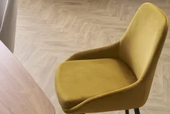 Miliboo Stühle aus bronzefarbenem Samt (2er-Set) HOLO* Design-stühle