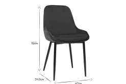 Miliboo Stühle aus grünem Samt (2er-Set) HOLO* Design-stühle