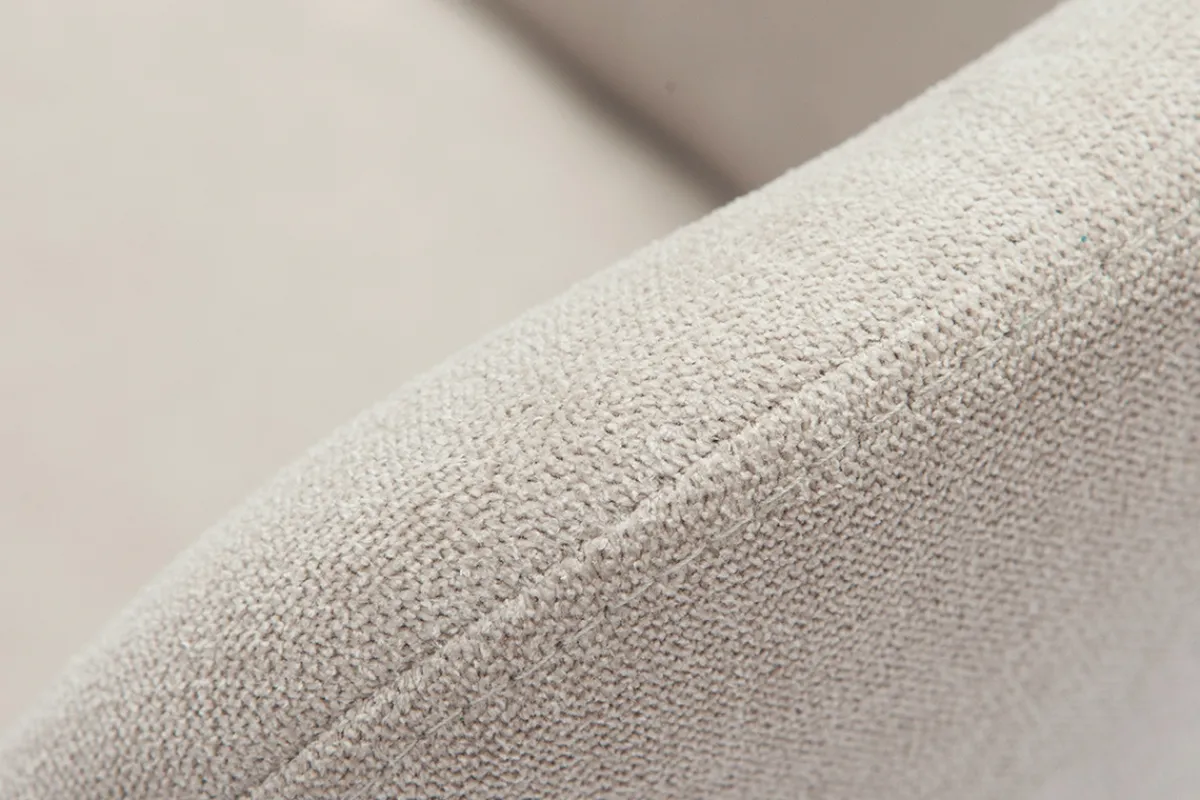 Miliboo Stühle aus naturfarbenem Stoff mit Samteffekt und schwarzem Metall (2er-Set) CULT* Design-stühle