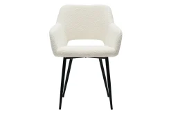 Miliboo Stühle aus Stoff mit Woll-Effekt (2er-Set) LAURETTE* Design-stühle