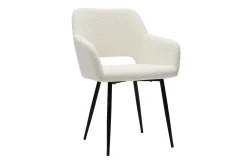 Miliboo Stühle aus Stoff mit Woll-Effekt (2er-Set) LAURETTE* Design-stühle