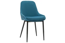 Miliboo Stühle entenblauer Stoff (2er-Set) HOLO* Design-stühle