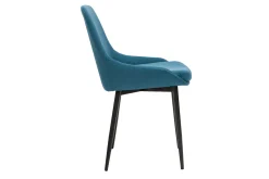 Miliboo Stühle entenblauer Stoff (2er-Set) HOLO* Design-stühle