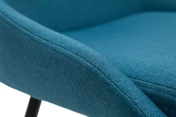 Miliboo Stühle entenblauer Stoff (2er-Set) HOLO* Design-stühle
