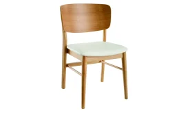 Miliboo Stühle in Weiß und hellem Holz (2er-Set) SHELDON* Design-stühle|Holzstühle