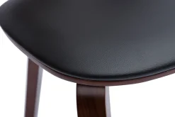 Miliboo Stühle schwarz mit dunklem Holz (2er-Set) BECK* Design-stühle|Holzstühle
