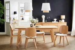 Miliboo Stühle schwarz mit dunklem Holz (2er-Set) BECK* Design-stühle|Holzstühle