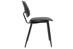 Miliboo Stühle schwarzes Holz und schwarzes Metall (2er-Set) TOBIAS* Design-stühle|Holzstühle