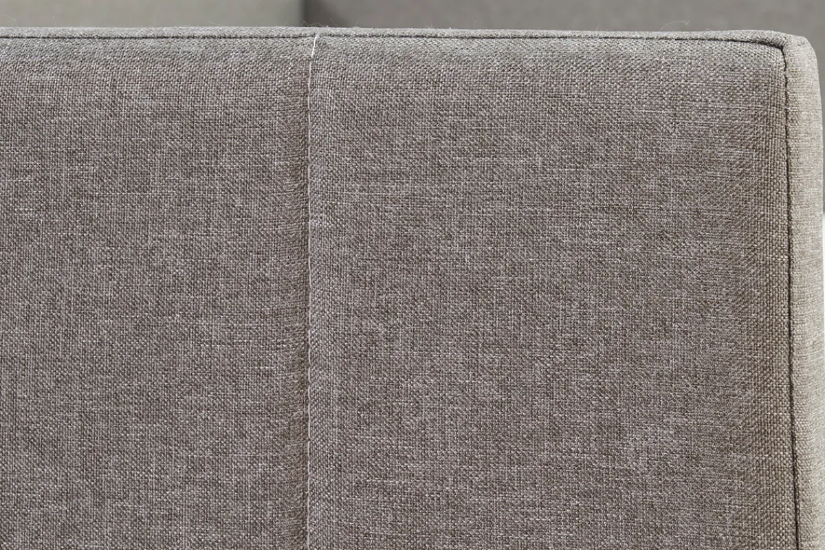 Miliboo Tagesbett mit Ausziehbett hellgrauer Stoff 90x195 cm ELIE*Kinder Betten Für Erwachsene|Kinderbetten