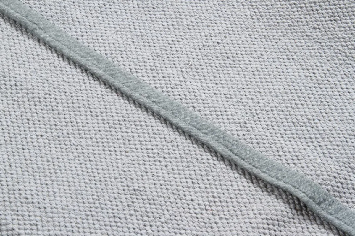 Miliboo Teppich für den Flur aus perlblauer Baumwolle 60 x 200 cm ASTER* Teppiche|Alle Dekoration