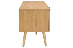 Miliboo TV-Möbel aus hellem Holz, Rattangeflecht und schwarzem Metall L140cm MANILLE* Tv-lowboards