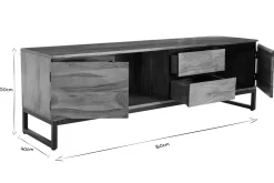 Miliboo TV-Möbel aus massivem Akazienholz L160 cm HOORN* Tv-lowboards