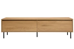 Miliboo TV-Möbel mit hellem Holzfinish in Eiche 2 Schubladen L160 cm ARAGON* Tv-lowboards