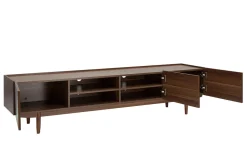 Miliboo TV-Möbel mit Türen aus dunklem Holz B180 cm SANAA* Tv-lowboards