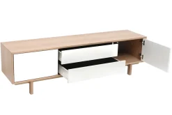 Miliboo TV-Möbel skandinavisch Holz und Weiß 180 cm SID* Tv-lowboards
