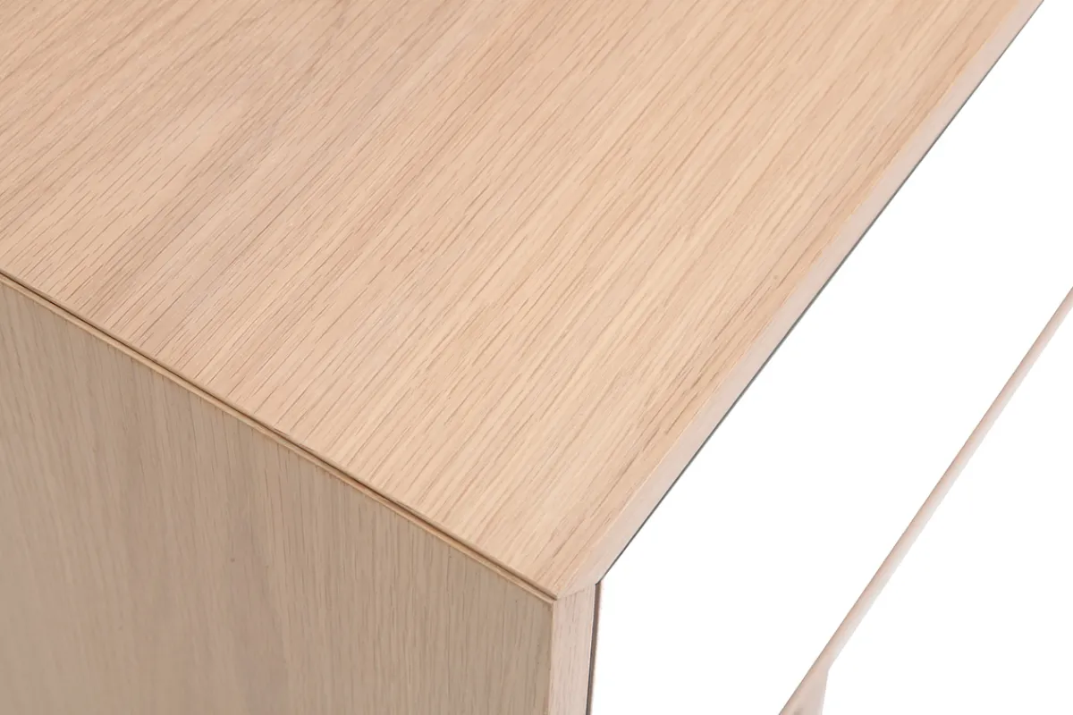 Miliboo TV-Möbel skandinavisch Holz und Weiß 180 cm SID* Tv-lowboards