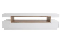 Miliboo TV-Möbel Weiß und Holz LIVO* Tv-lowboards