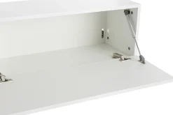 Miliboo TV-Wandelement horizontal glänzend weiß lackiert ETERNEL* Bücherregale|Bücherregale