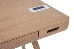 Miliboo Vernetzter Multimedia-Schreibtisch aus massiver Esche CLEVER* Design-schreibtische