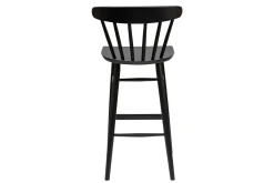 Miliboo Vintage Barhocker mit Fußstütze schwarz H 65 cm DARIA* Barhocker