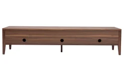 Miliboo Vintage TV-Möbel Walnuss-Finish 3 Schubladen B180 cm BENJA* Tv-lowboards