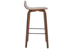 Miliboo Vintage-Barhocker Walnussfarben H68 cm (2er-Set) OBRA* Barhocker