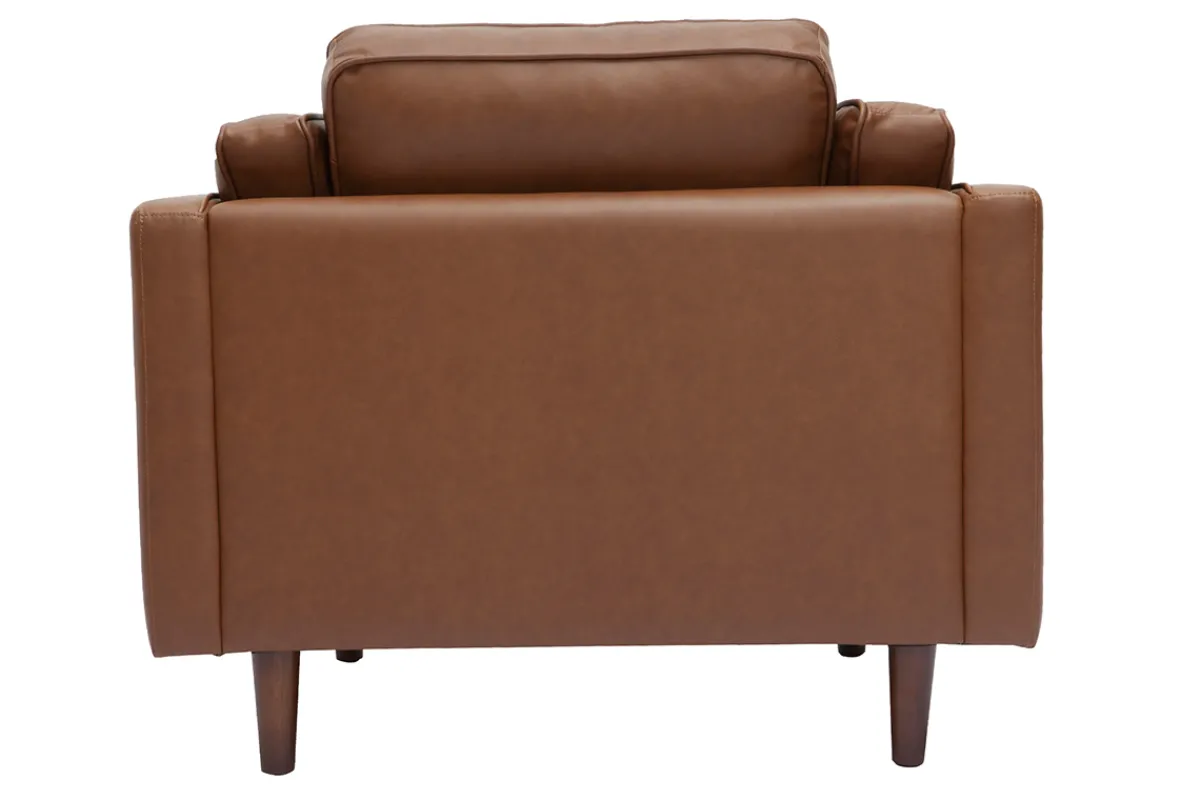Miliboo Vintage-Ledersessel aus braunem Büffelleder BRADLEY* Design-sessel|Sessel