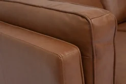 Miliboo Vintage-Ledersofa braun 2-Sitzer BRADLEY* Ledersofas