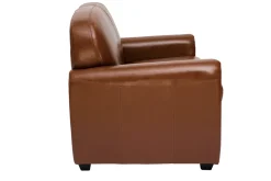 Miliboo Vintage-Ledersofa braun 2-Sitzer CLUB* Ledersofas