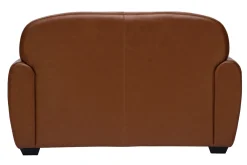 Miliboo Vintage-Ledersofa braun 2-Sitzer CLUB* Ledersofas