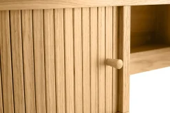 Miliboo Vintage-Schreibtisch Eichenfurnier mit Füßen aus massiver Eiche EPIC* Design-schreibtische