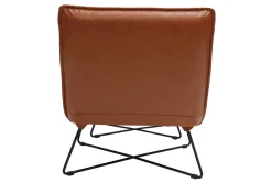 Miliboo Vintage-Sessel Braun mit Fußstütze PHILO* Design-sessel|Sessel