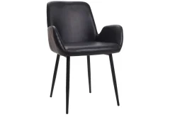 Miliboo Vintage-Sessel mit schwarzen Metallbeinen (2er-Set) TIKA* Design-sessel|Design-stühle