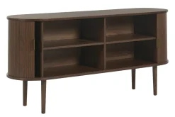 Miliboo Vintage-Sideboard aus dunklem Holz mit 2 Schiebetüren B160 cm EPIC* Sideboards