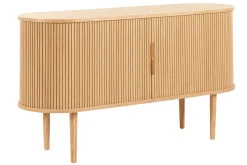 Miliboo Vintage-Sideboard aus hellem Eichenholz mit 2 Schiebetüren B138 cm EPIC* Sideboards