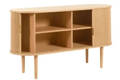 Miliboo Vintage-Sideboard aus hellem Eichenholz mit 2 Schiebetüren B138 cm EPIC* Sideboards