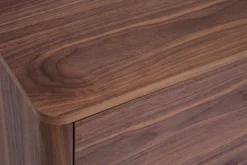 Miliboo Vintage-Sideboard mit 2 Türen und 3 Schubladen Walnussfurnier B180 cm BENJA* Sideboards