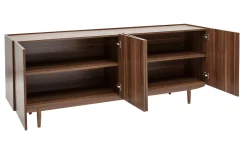 Miliboo Vintage-Sideboard mit vier Türen aus dunklem Holz B180 cm SANAA* Sideboards