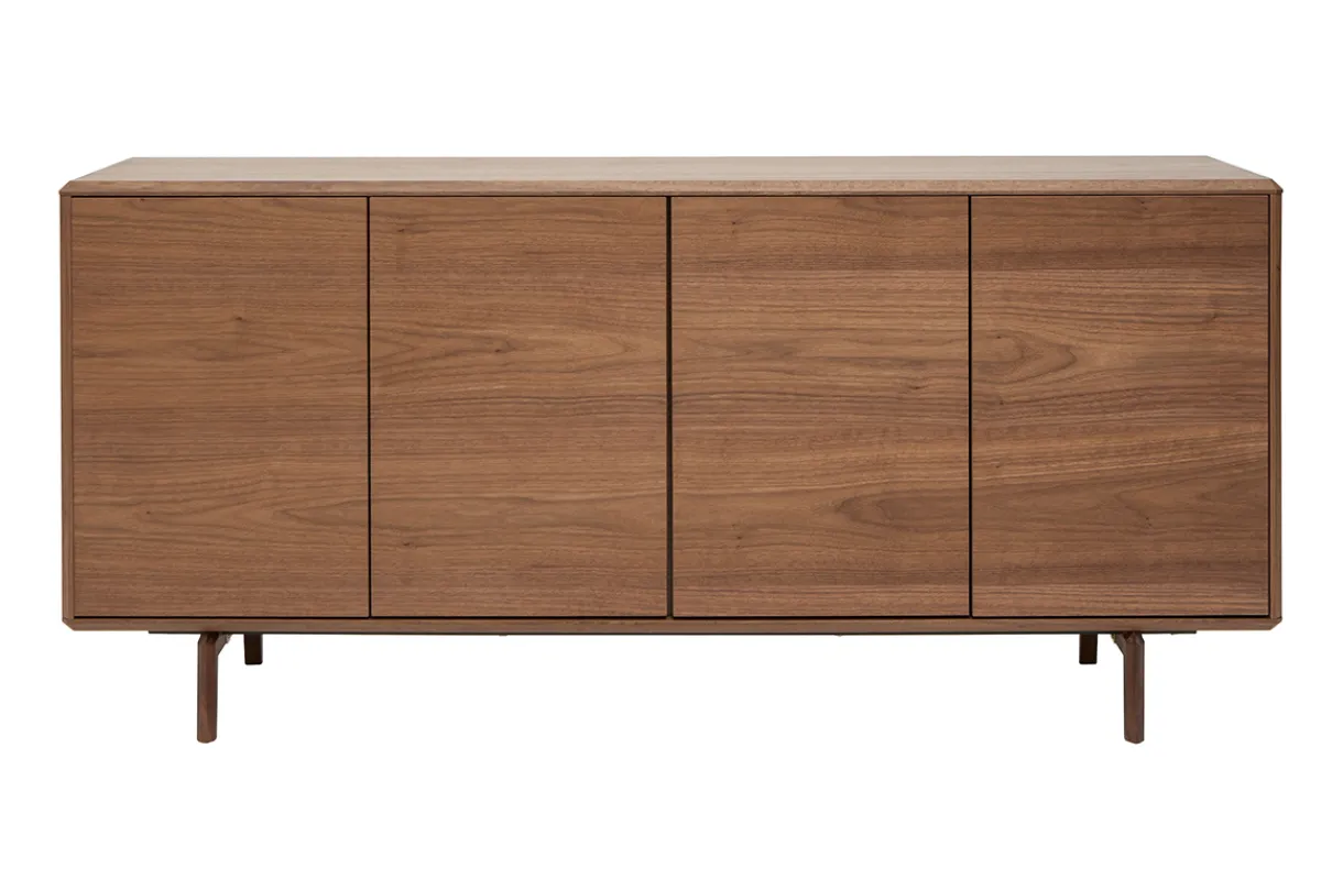 Miliboo Vintage-Sideboard mit vier Türen aus dunklem Holz B160 cm SUVA* Sideboards