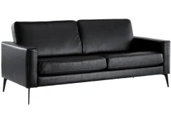 Miliboo Vintage-Sofa Schwarz 3 Sitzplätze RICCI* Design-sofas