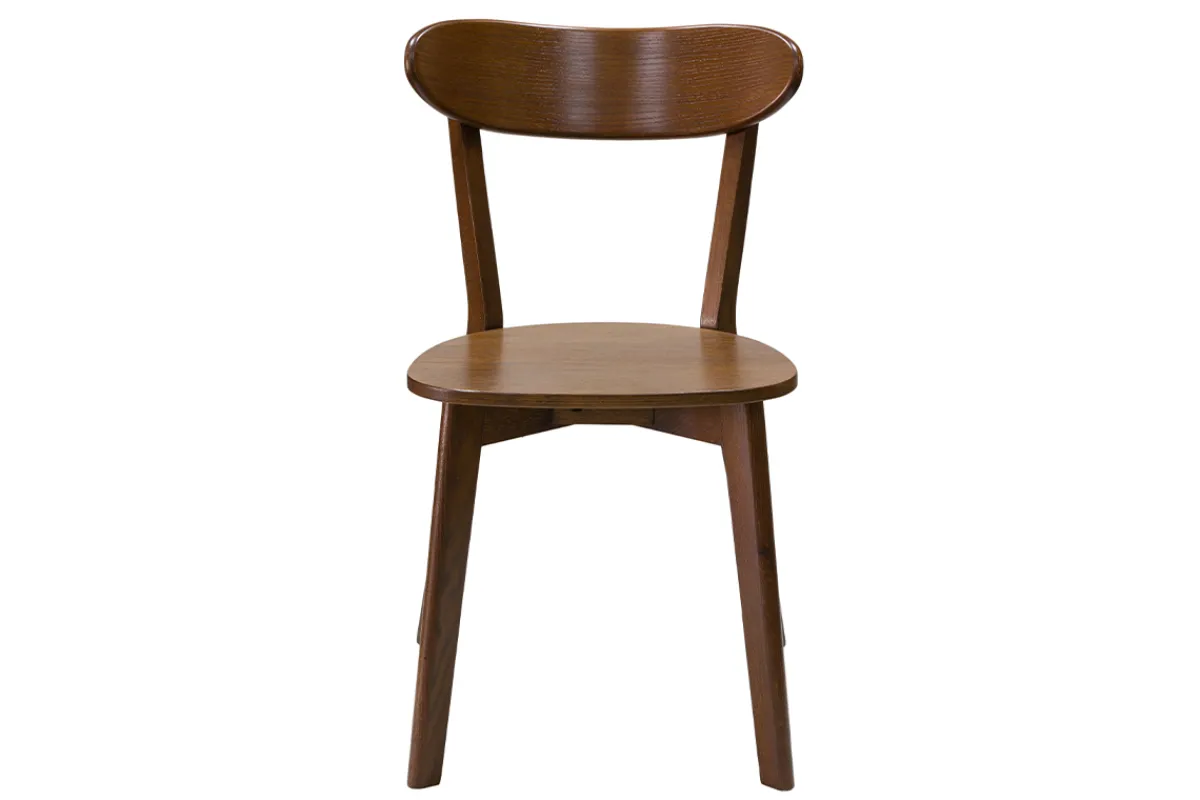 Miliboo Vintage-Stühle aus dunklem Holz (2er-Set) DOVE* Design-stühle|Holzstühle