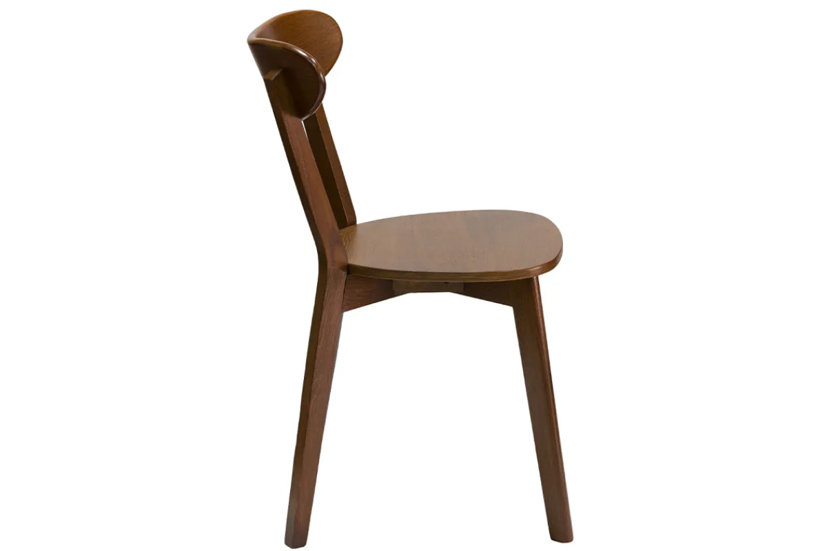 Miliboo Vintage-Stühle aus dunklem Holz (2er-Set) DOVE* Design-stühle|Holzstühle