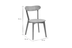 Miliboo Vintage-Stühle aus dunklem Holz (2er-Set) DOVE* Design-stühle|Holzstühle